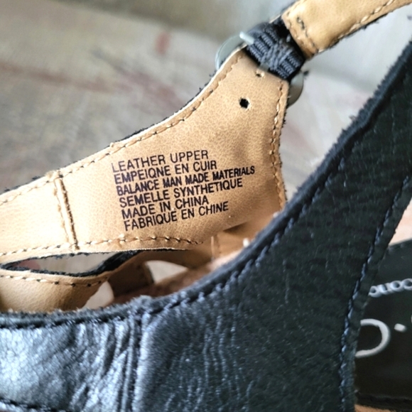 B.O.C Born Concept Brygida Black Cork Wedge Platform Slingback Sandals Size 8 - Picture 10 of 10